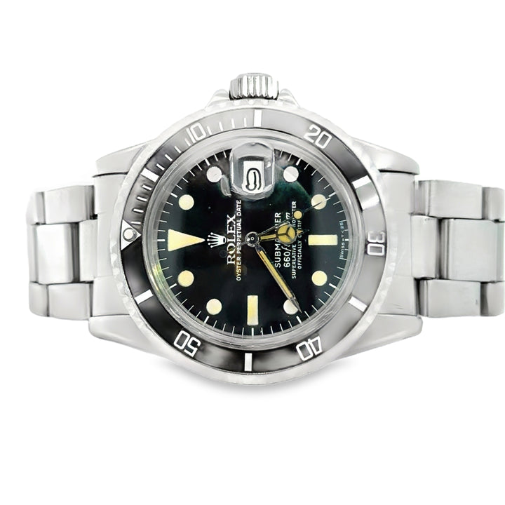 Pre-Owned Vintage Rolex Submariner 1680 Stainless Steel Watch – Circa 1975