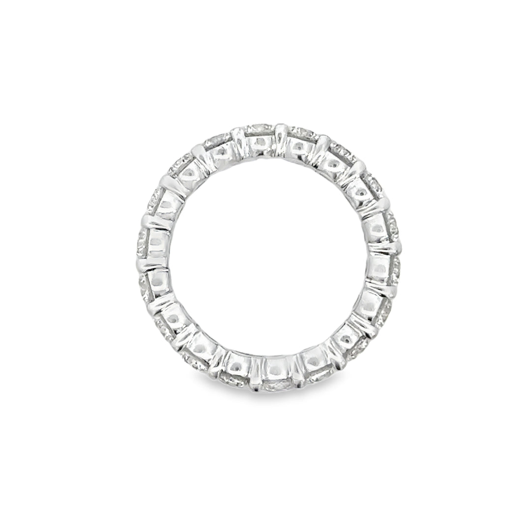 3.04 CTW Diamond 18K White Gold Eternity Band Ring