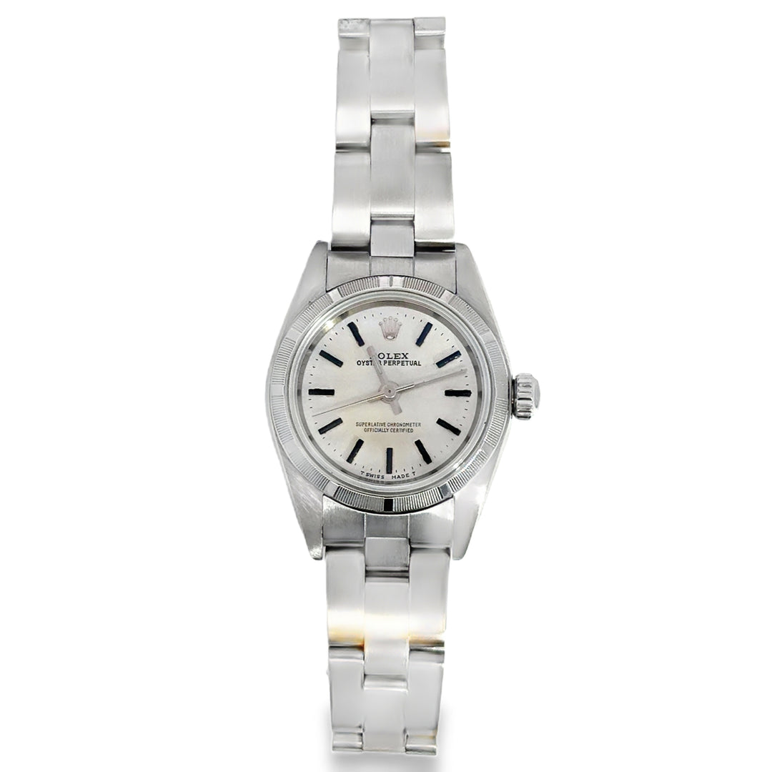 Pre-Owned Ladies 1999 Rolex Oyster Perpetual Stainless Steel Automatic Watch – Model 76030