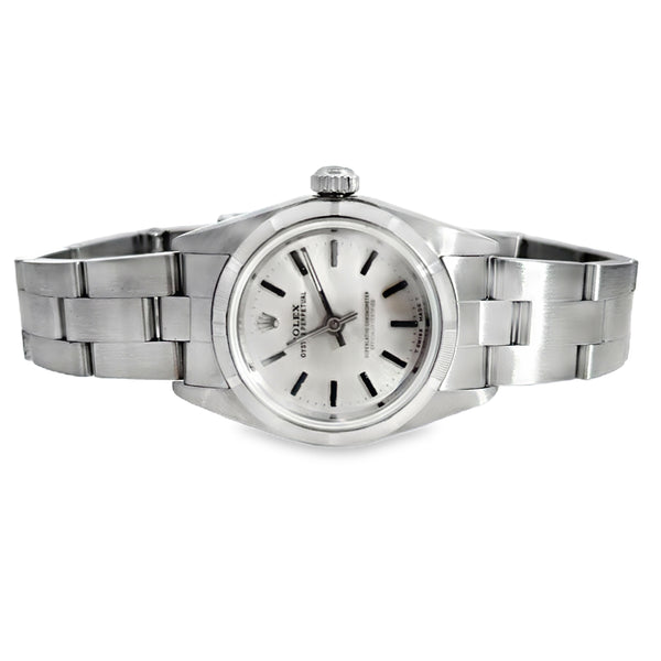 Pre-Owned Ladies 1999 Rolex Oyster Perpetual Stainless Steel Automatic Watch – Model 76030