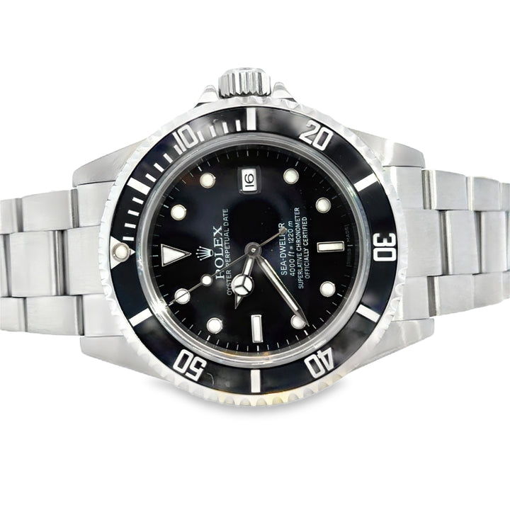 Pre-Owned Rolex Sea-Dweller Model 16600 Stainless Steel Automatic Watch