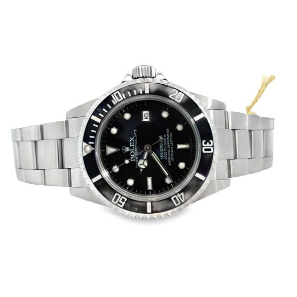 Pre-Owned Rolex Sea-Dweller Model 16600 Stainless Steel Automatic Watch