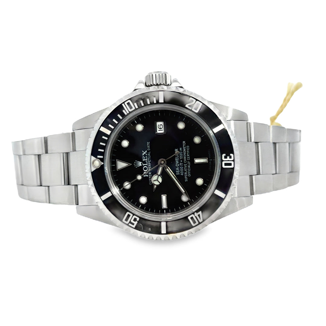 Pre-Owned Rolex Sea-Dweller Model 16600 Stainless Steel Automatic Watch