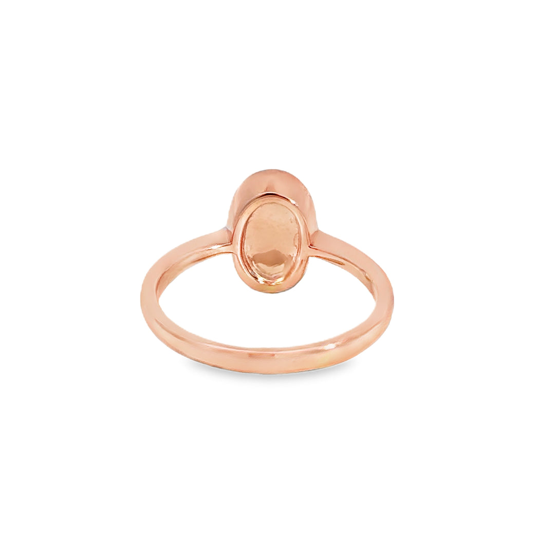 1.04CT Opal Ring in 14K Rose Gold