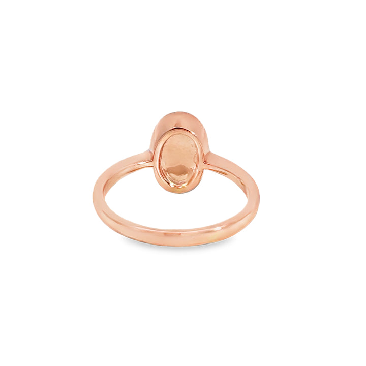 1.04CT Opal Ring in 14K Rose Gold