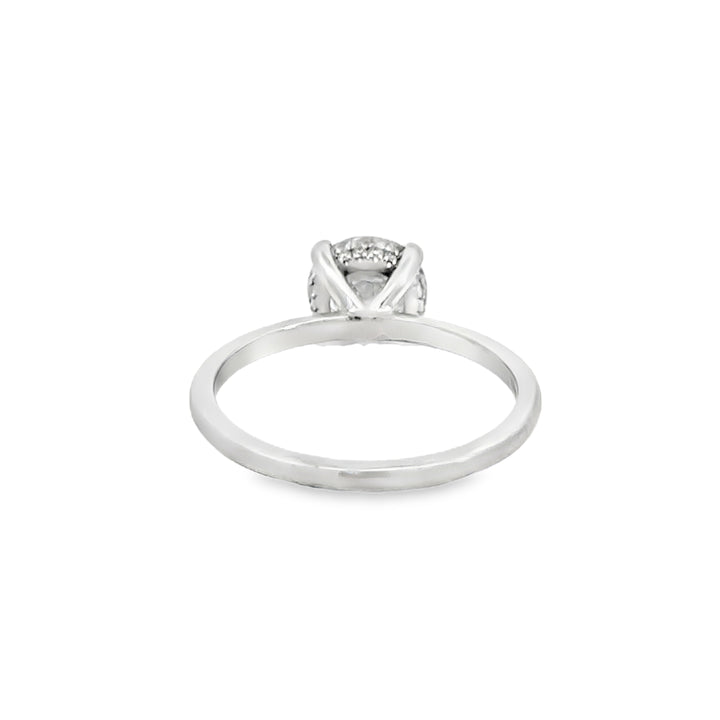 1.44CT Round Brilliant Diamond Engagement Ring (GIA Certified) in 18K White Gold