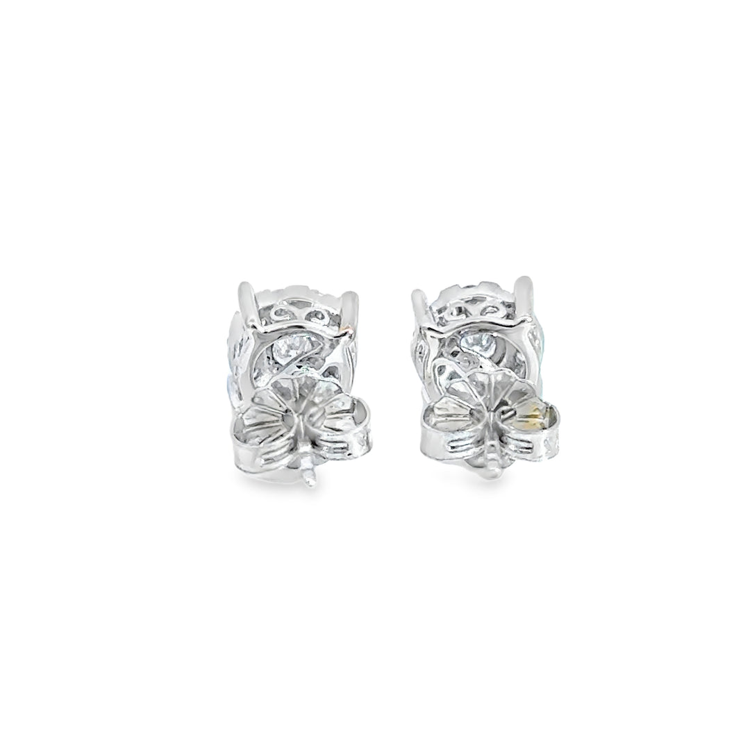 0.25CTW Diamond Stud Earrings in 14K White Gold