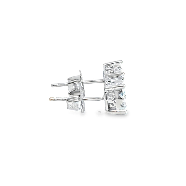 0.25CTW Diamond Stud Earrings in 14K White Gold