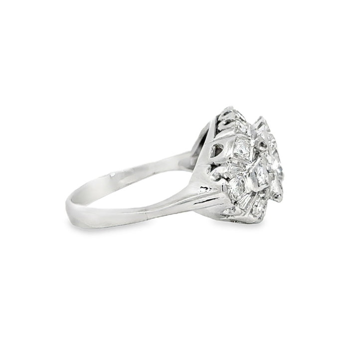 Vintage Diamond Ring in Platinum – 1.00CT Center