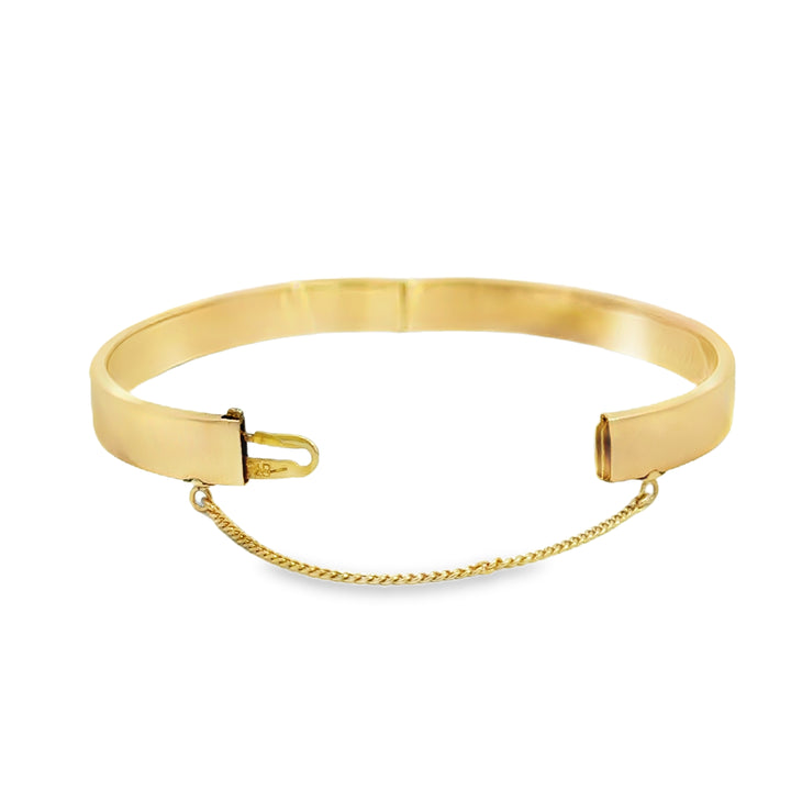 Vintage 10K Yellow Gold Bangle Bracelet