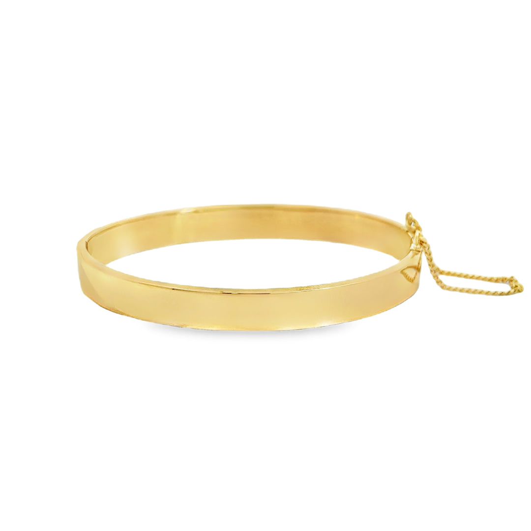 Vintage 10K Yellow Gold Bangle Bracelet