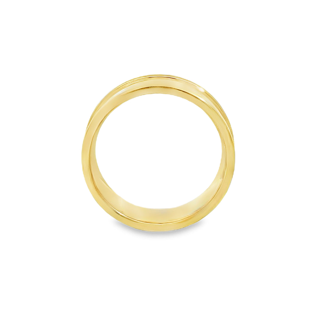 18K Yellow Gold Men’s Wedding Band