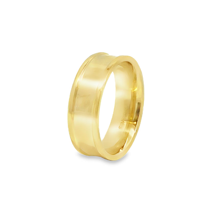 18K Yellow Gold Men’s Wedding Band