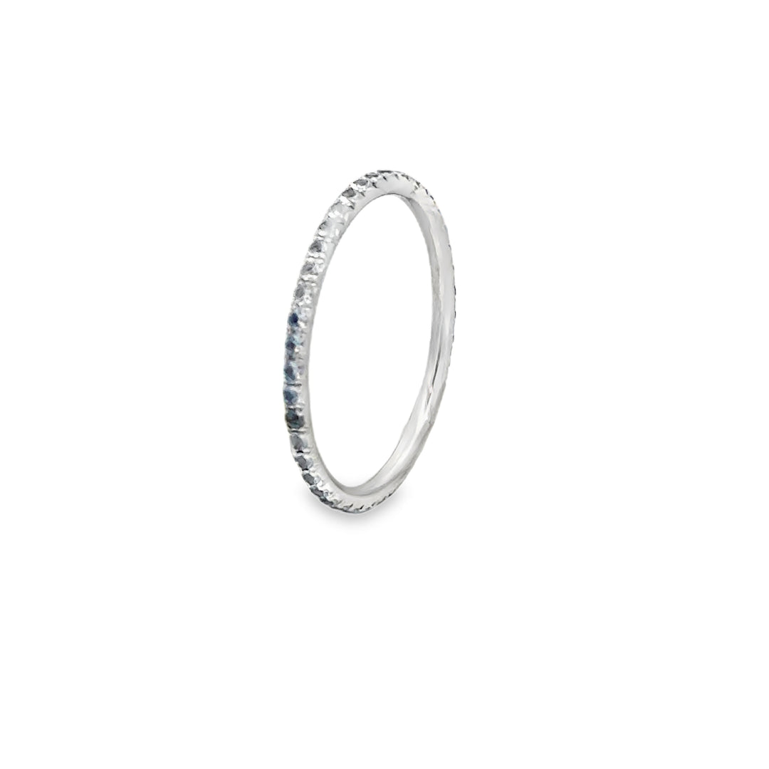 Pre-Owned Tiffany & Co. Aquamarine Eternity Band