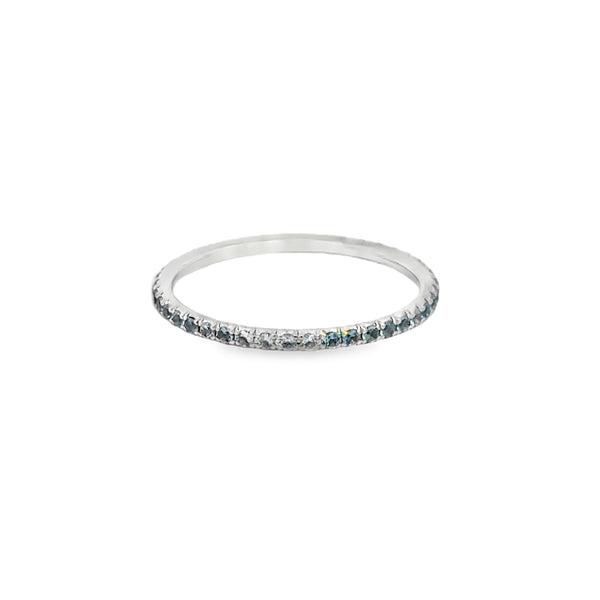 Pre-Owned Tiffany & Co. Aquamarine Eternity Band