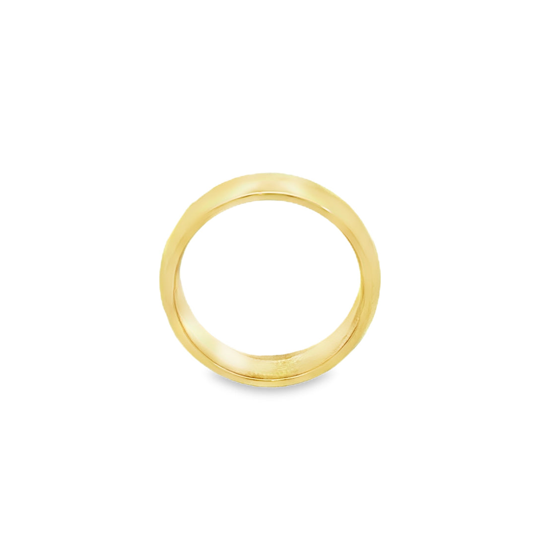 14K Yellow Gold 7.2mm Men’s Wedding Band