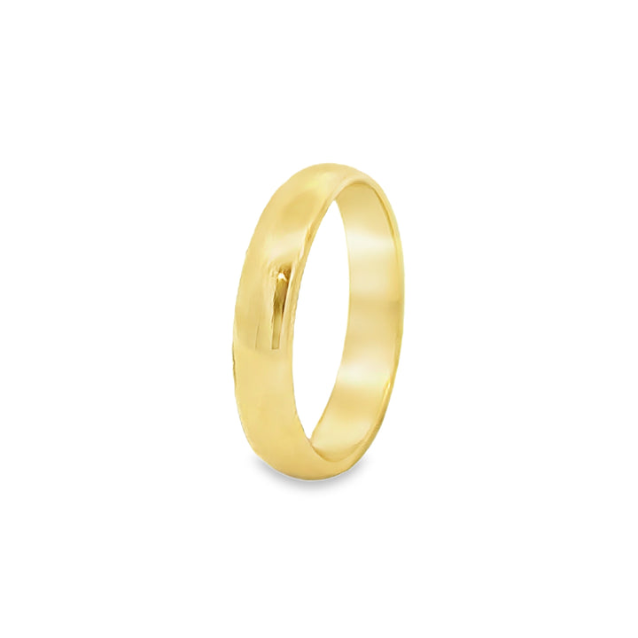 14K Yellow Gold 3.5mm Women’s Band Ring