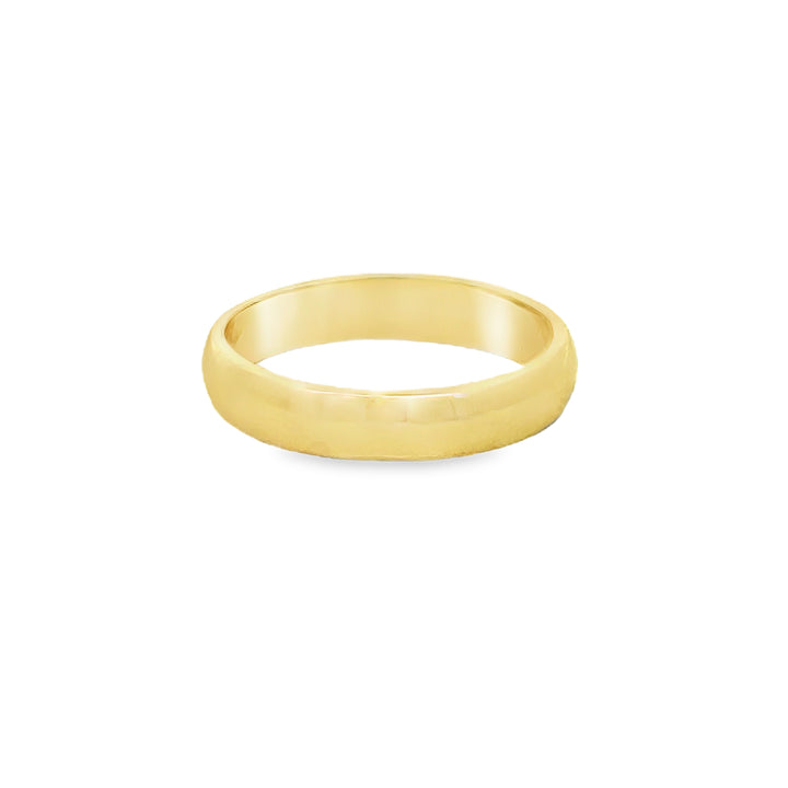 14K Yellow Gold 3.5mm Women’s Band Ring