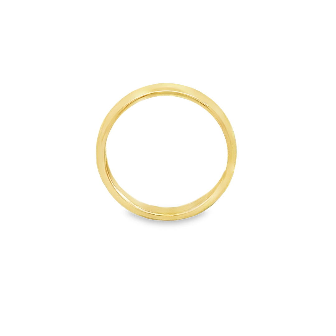 14K Yellow Gold 3.5mm Women’s Band Ring