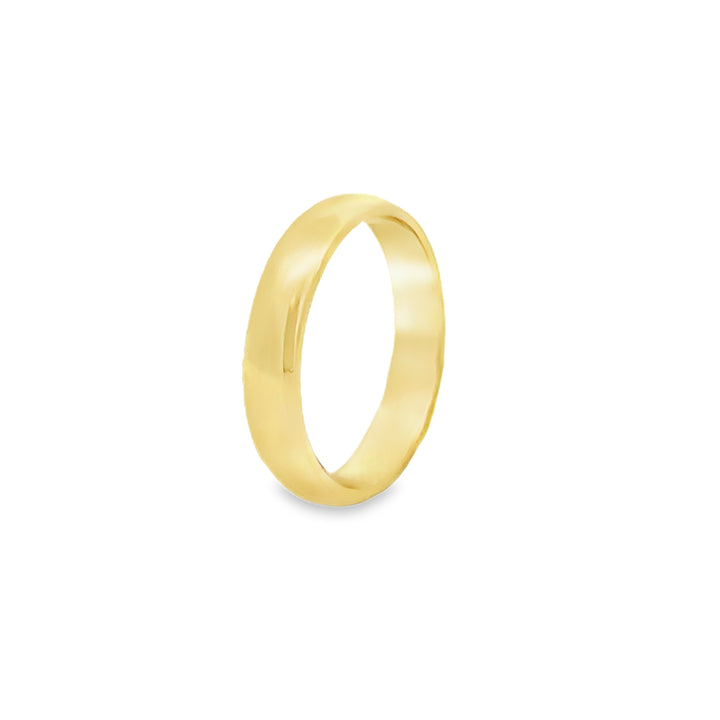 14K Yellow Gold 3.5mm Women’s Band Ring