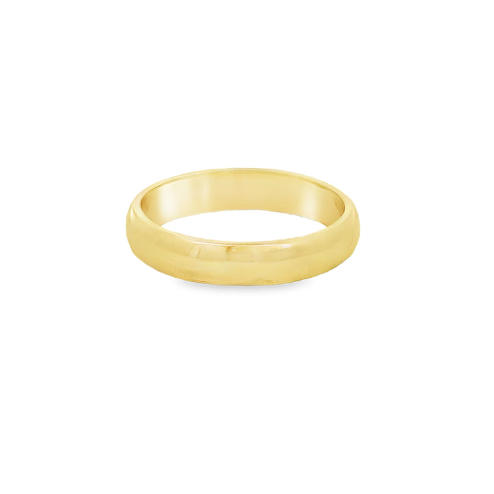 14K Yellow Gold 3.5mm Women’s Band Ring