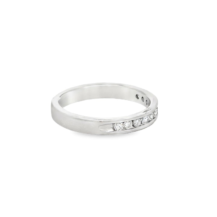 0.22 CTW Diamond 14K White Gold Band Ring