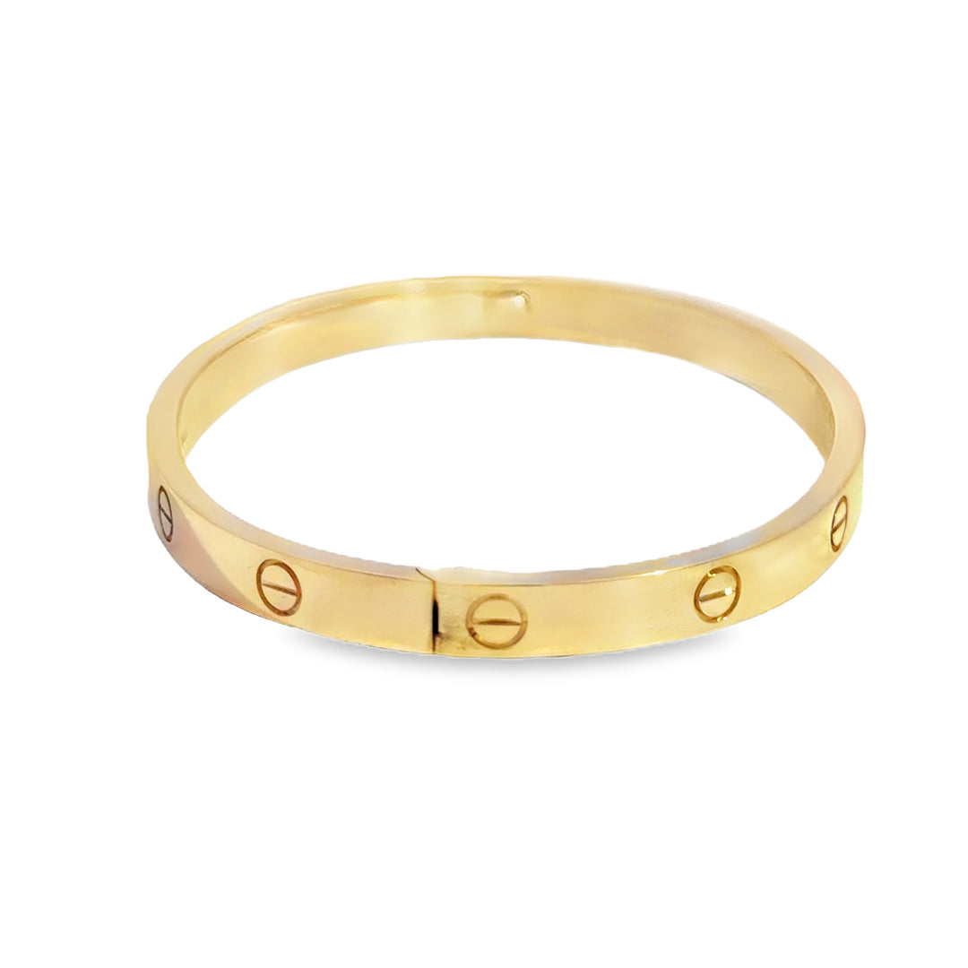 Pre-Owned Cartier Love Bracelet Medium Model 18K Yellow Gold Bracelet