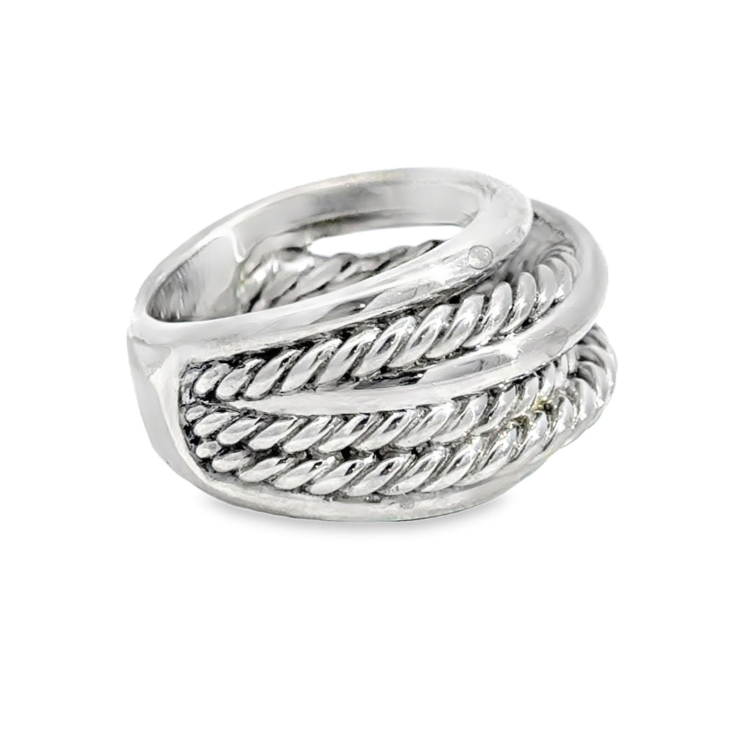 David Yurman Sterling Silver Cable Ring