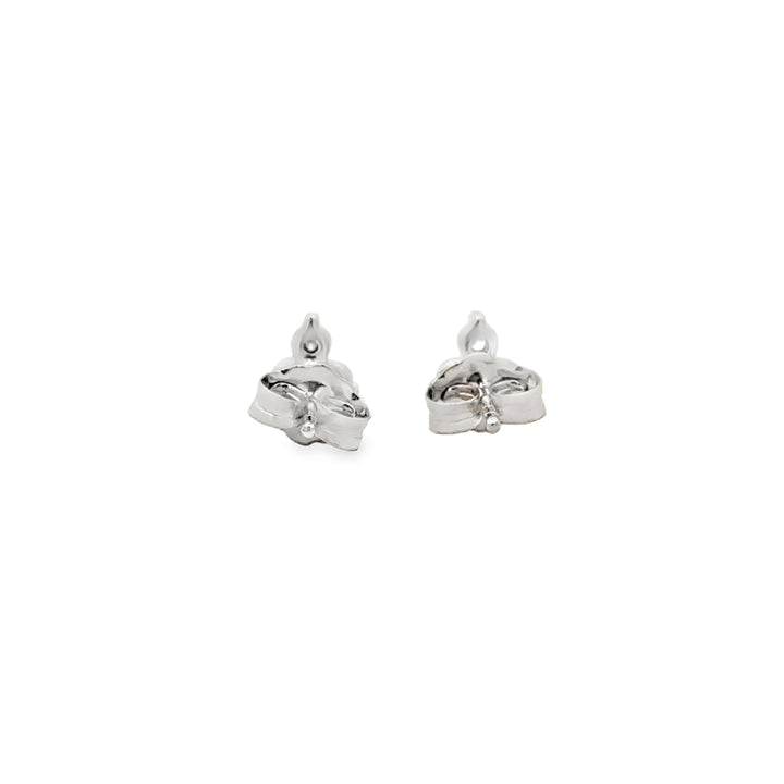 0.20 CTW Triple Diamond 14K White Gold Diamond Stud Earrings