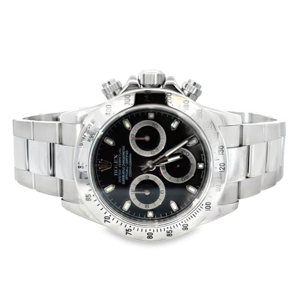 Pre-Owned Rolex Cosmograph Daytona Stainless Steel Watch
