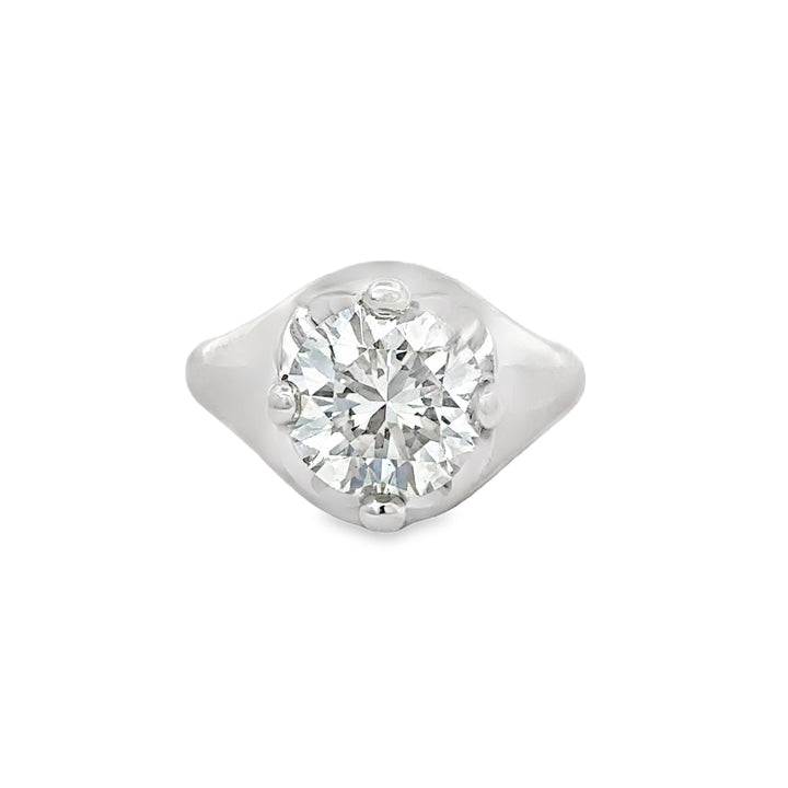 Pre-Owned Bulgari 3.00 CTW Diamond Platinum Engagement Ring