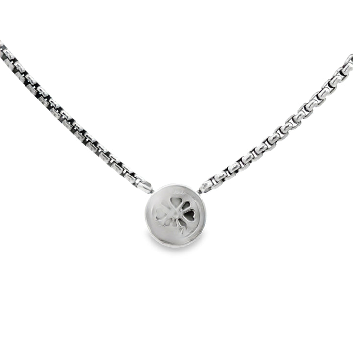 Pre-Owned David Yurman Sterling Silver, 18K Yellow Gold and Diamond Necklace