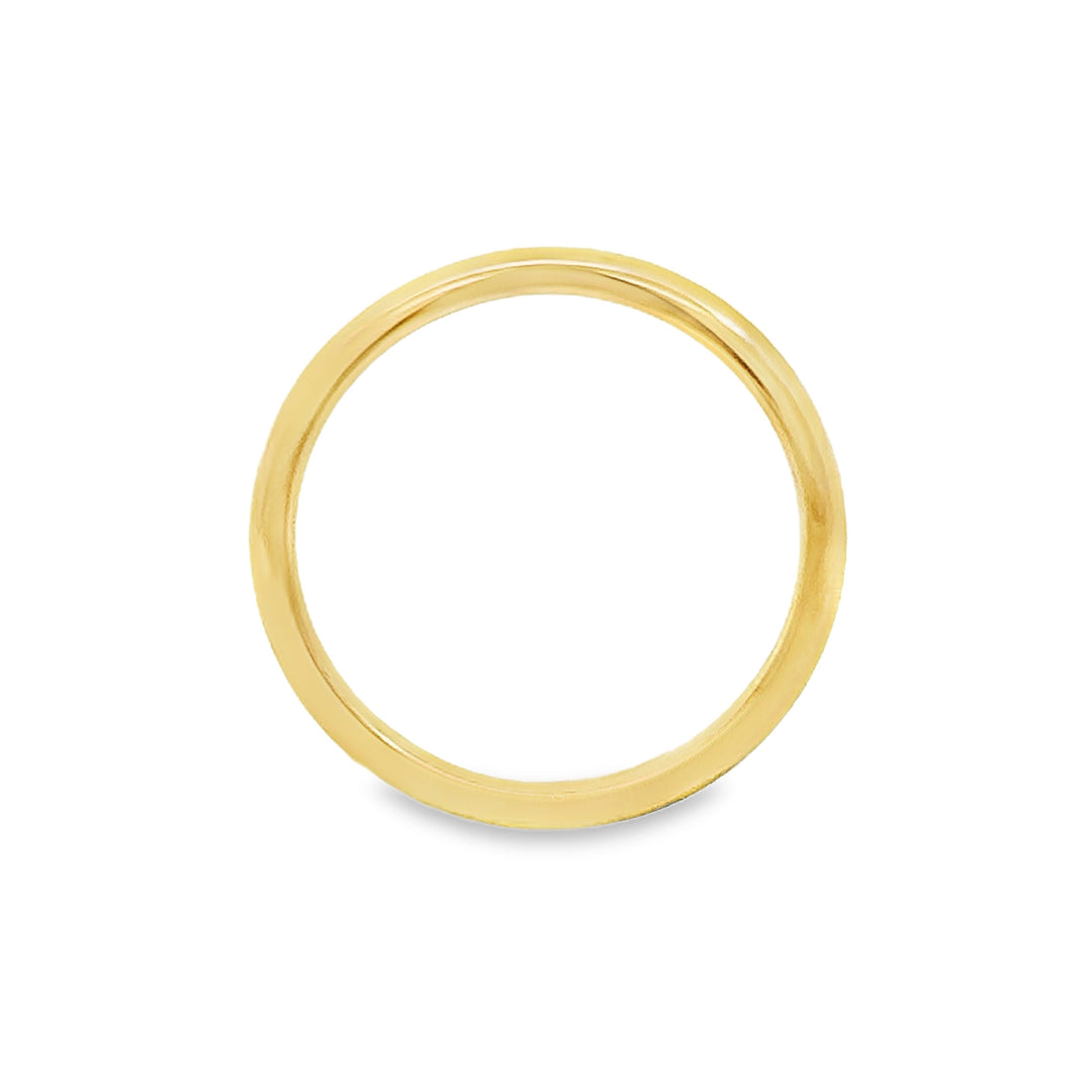 14K Yellow Gold Men's Wedding Band