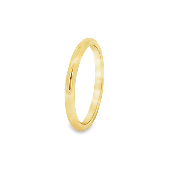 14K Yellow Gold Men's Wedding Band