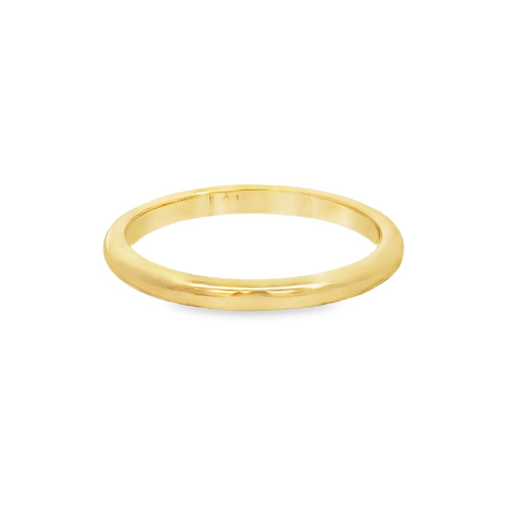 14K Yellow Gold Men's Wedding Band