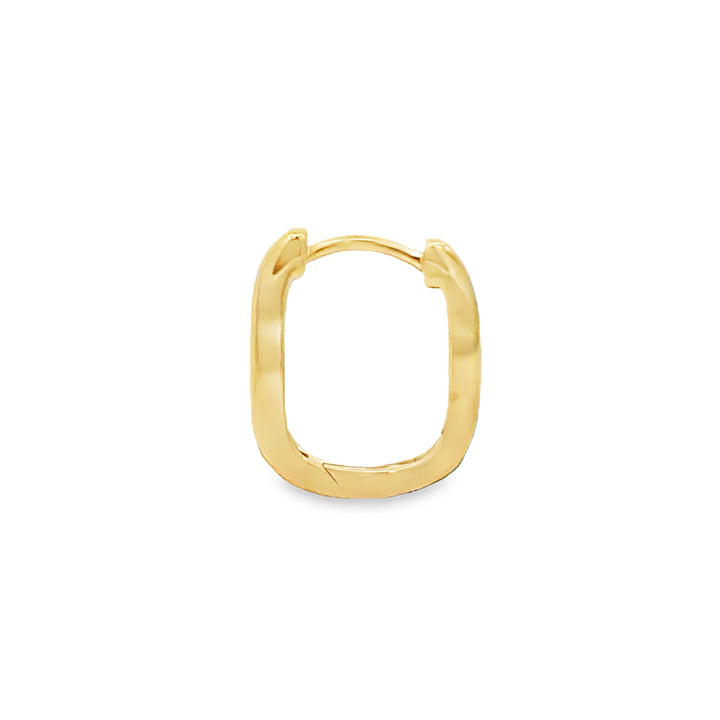 0.22 CTW Baguette Diamond 14K Yellow Gold Huggie Earrings