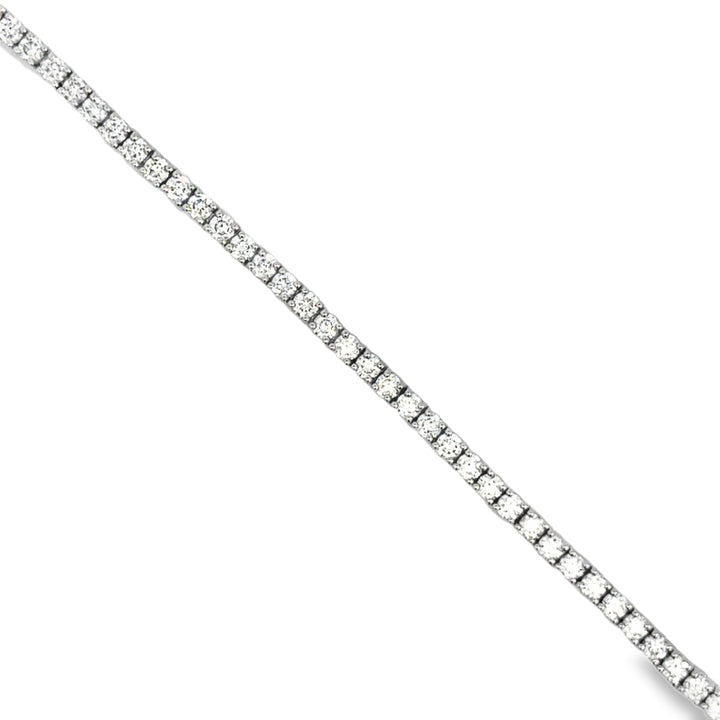 2.30 CTW Round Diamond Bracelet in 18K White Gold