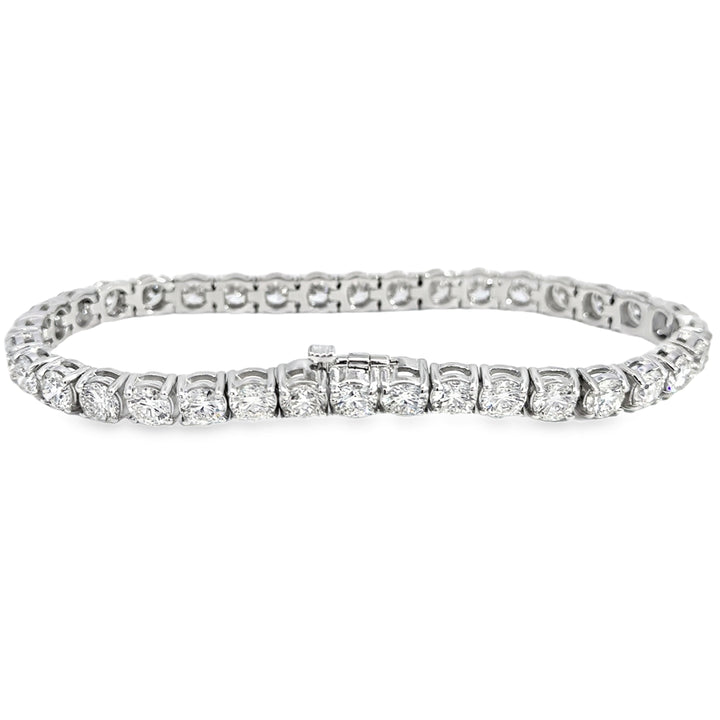 15.03 CTW Diamond 14K White Gold Tennis Bracelet