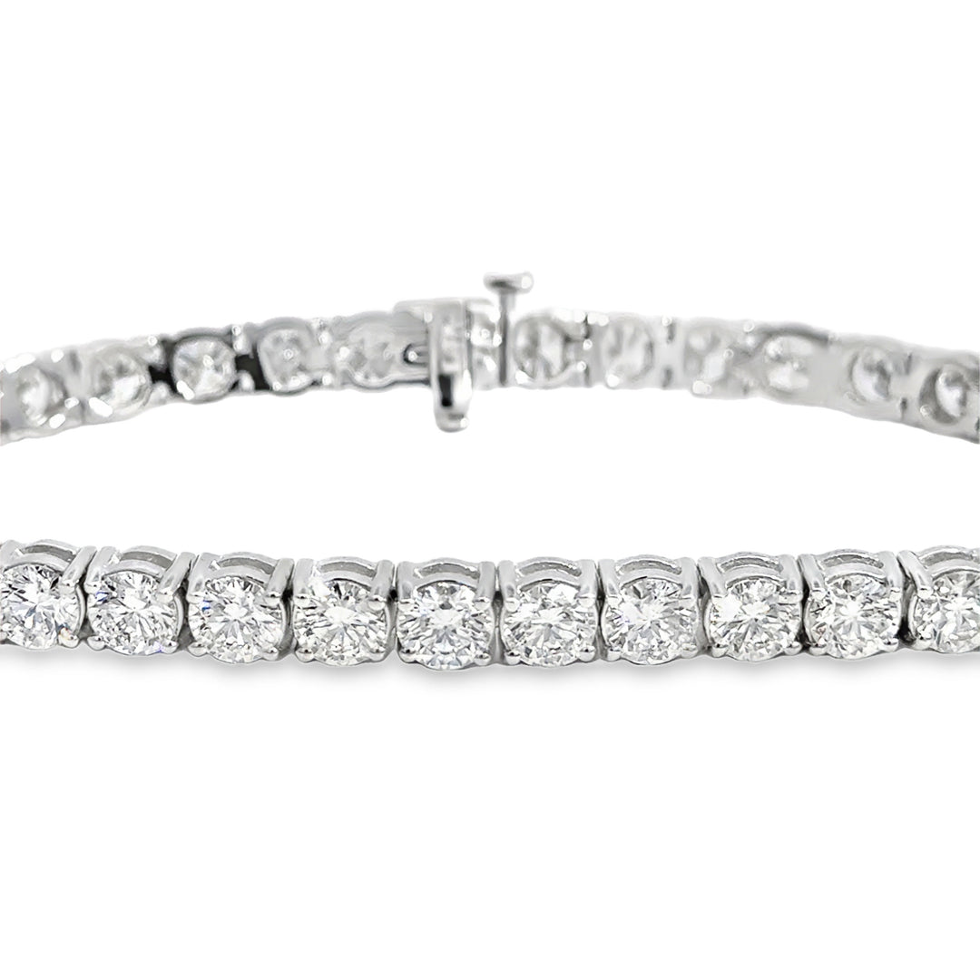 15.03 CTW Diamond 14K White Gold Tennis Bracelet