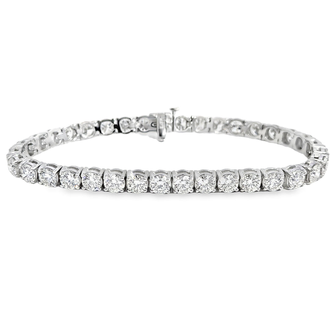 15.03 CTW Diamond 14K White Gold Tennis Bracelet