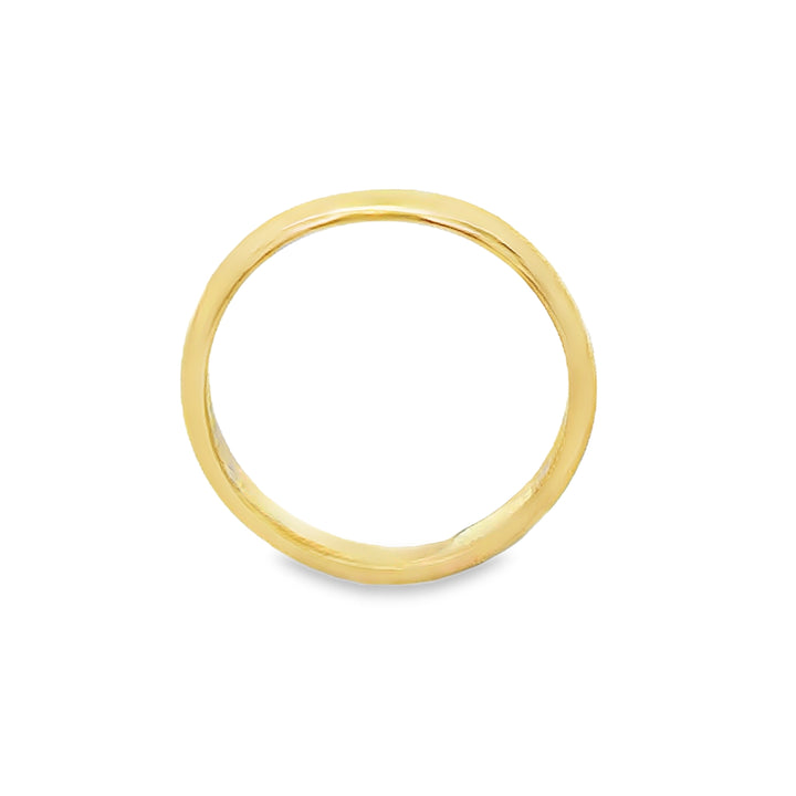 3.3MM 14K Yellow Gold Men’s Wedding Band Ring