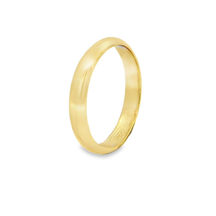 3.3MM 14K Yellow Gold Men’s Wedding Band Ring