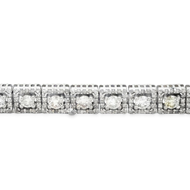 8.00 CTW Diamond 14K White Gold Bracelet