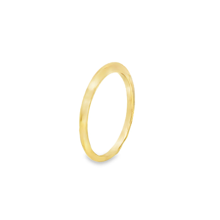 18K Yellow Gold Wedding Band Ring