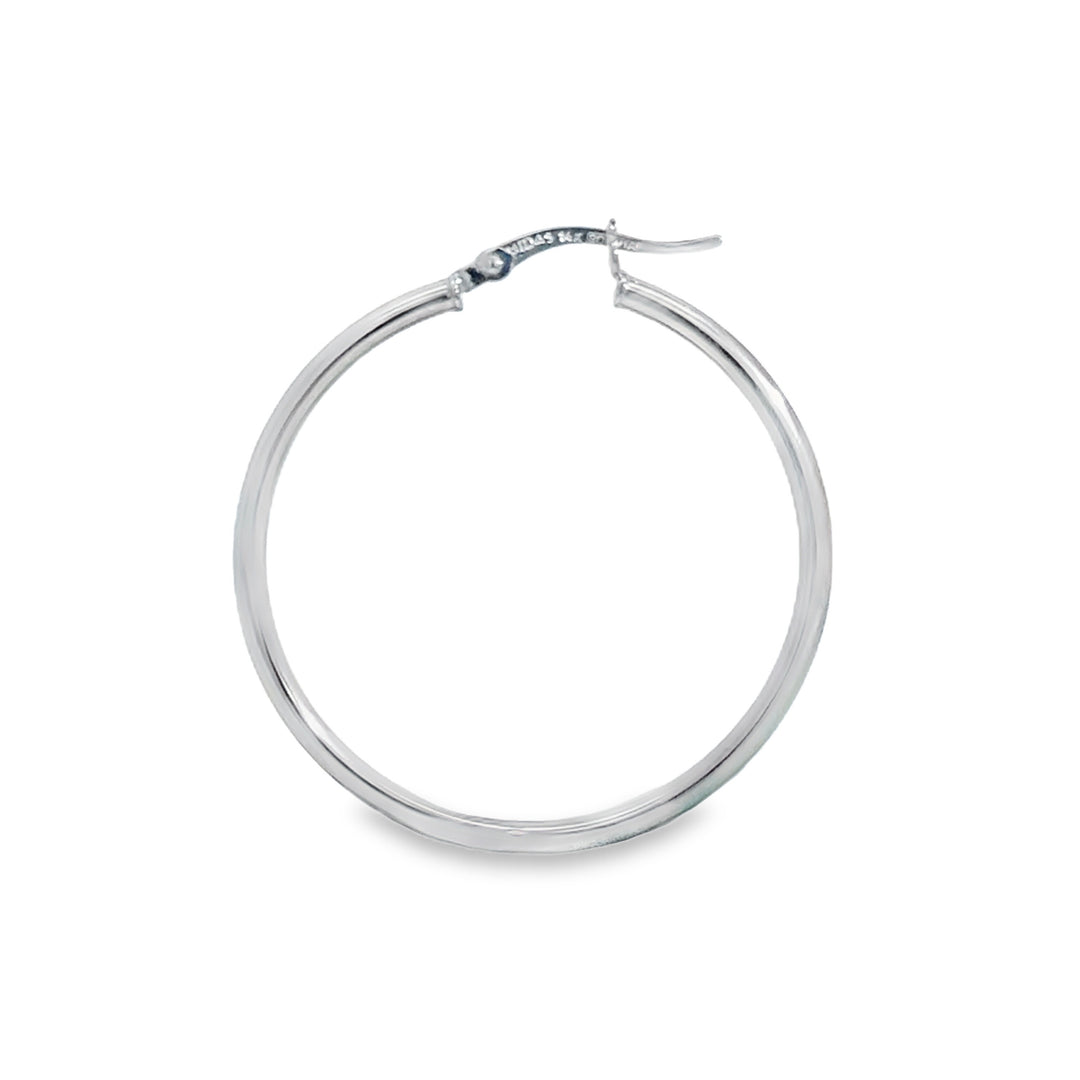 14 Karat Yellow Gold Polished Hoop Earrings