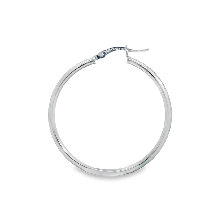 14 Karat Yellow Gold Polished Hoop Earrings
