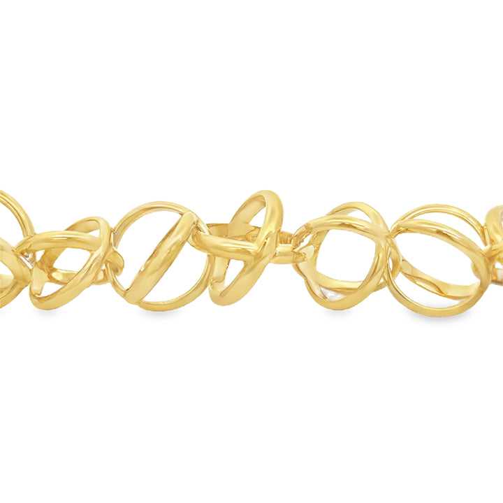 Pre-Owned Fred Paris Planète Collection 18K Yellow Gold Bracelet
