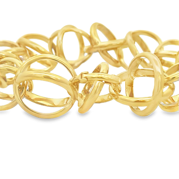 Pre-Owned Fred Paris Planète Collection 18K Yellow Gold Bracelet
