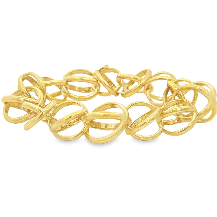 Pre-Owned Fred Paris Planète Collection 18K Yellow Gold Bracelet