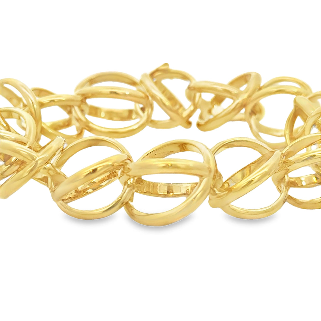 Pre-Owned Fred Paris Planète Collection 18K Yellow Gold Bracelet